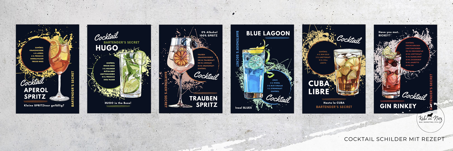 Cocktail Schilder "Bartener's secret" (MEHRKAUFERSPARNIS) – Bild 8