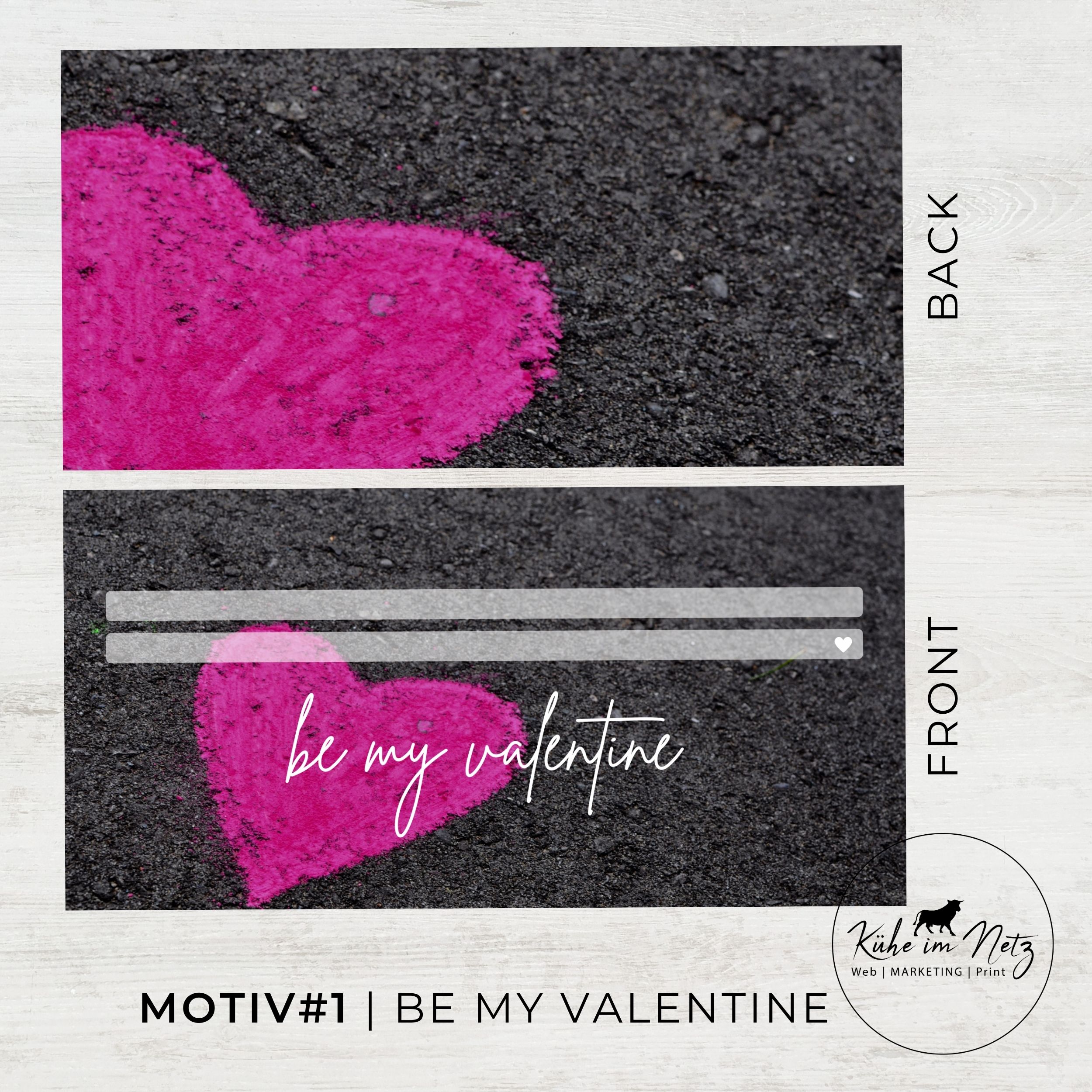 EVENTKARTE Zeit zu Zweit **personalisierbar** Sofortdownload | Motiv #1 – Bild 2